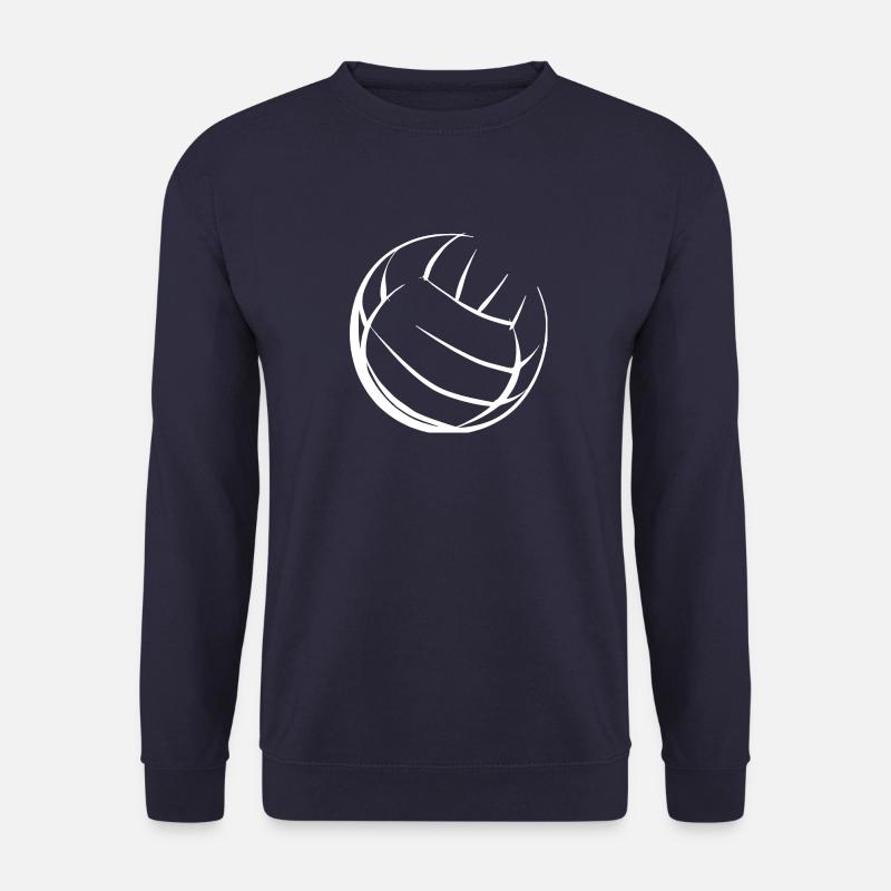 Volleyball white - Unisex Sweatshirt - navy