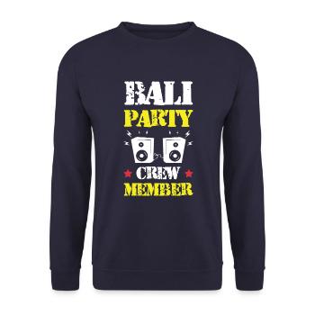Équipage de la fête à Bali - Sweat-shirt Unisexe - marine - Devant - Alina (178cm) & Michal (187cm)