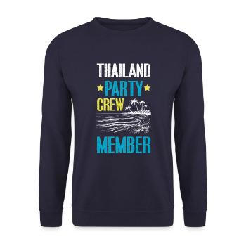 Thaïlande Party Crew - Sweat-shirt Unisexe - marine - Devant - Alina (178cm) & Michal (187cm)
