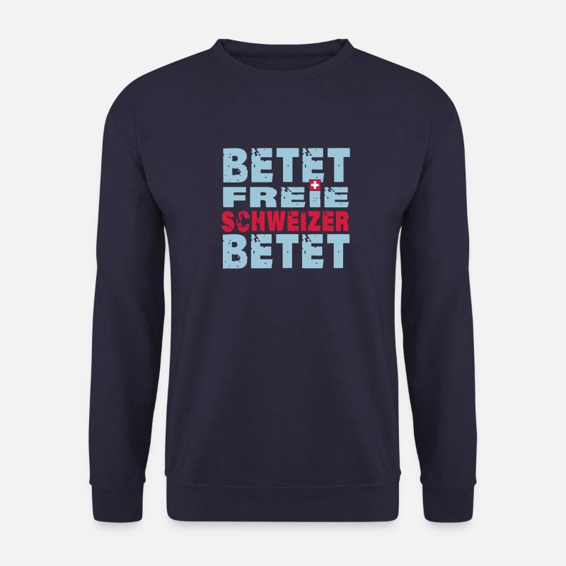 Betet freie Schweizer betet - Unisex Pullover - Navy
