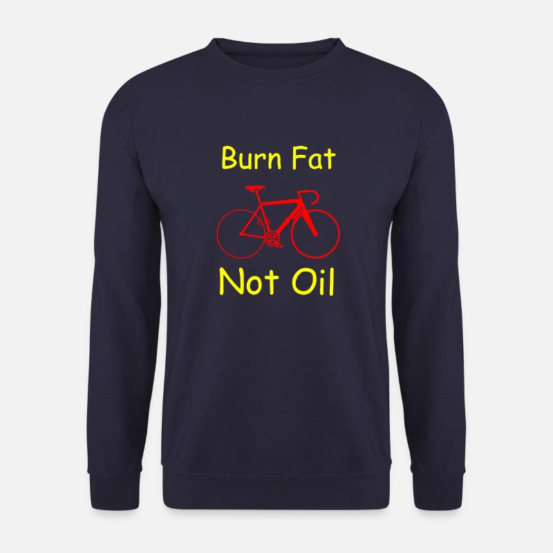 Burn Fat Not Oil - Unisex Pullover - Navy