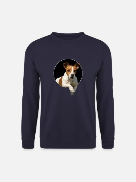 Jack Russel aus dem Loch - Unisex Pullover - Navy