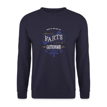 quote physics awesome telescope fun birthday - Unisex Pullover - Navy - Vorne - Alina (178cm) & Michal (187cm)
