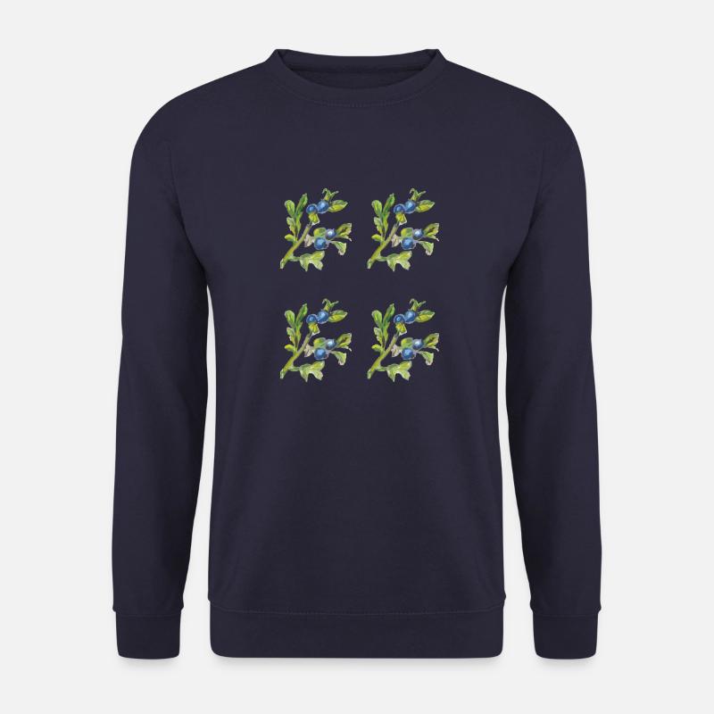 heidelbeere 4fach - Unisex Pullover - Navy