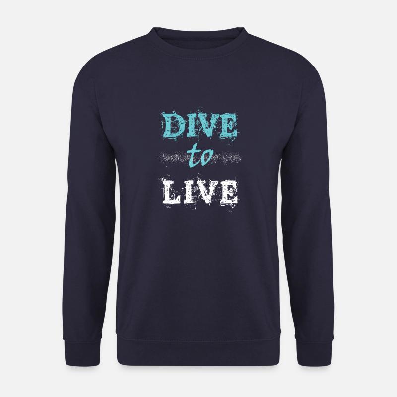 DIVE to LIVE - Unisex Pullover - Navy