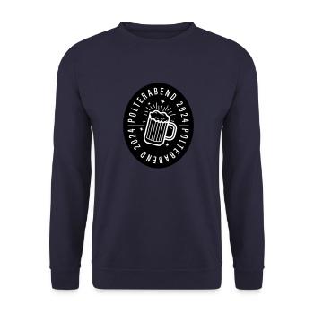 Polterabend 2024 - Unisex Pullover - Navy - Vorne - Alina (178cm) & Michal (187cm)