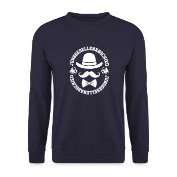 Bachelor party bachelor party - Unisex Sweatshirt - navy - Front - Alina (178cm) & Michal (187cm)