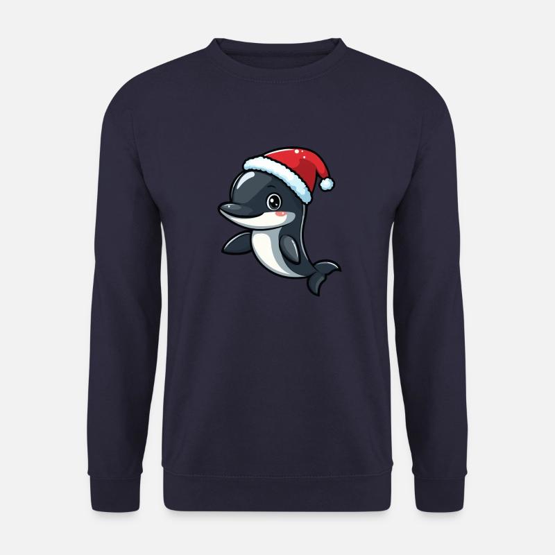 Delfin Weihnachten Niedlich - Unisex Pullover - Navy