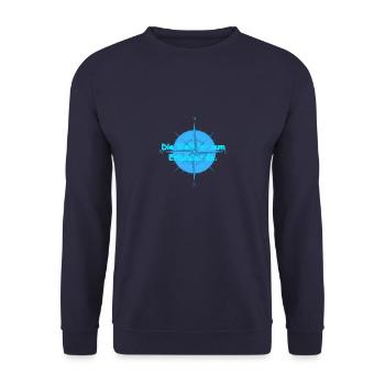 Explore the World - Spell - ApriNoeScor - Unisex Sweatshirt - navy - Front - Alina (178cm) & Michal (187cm)