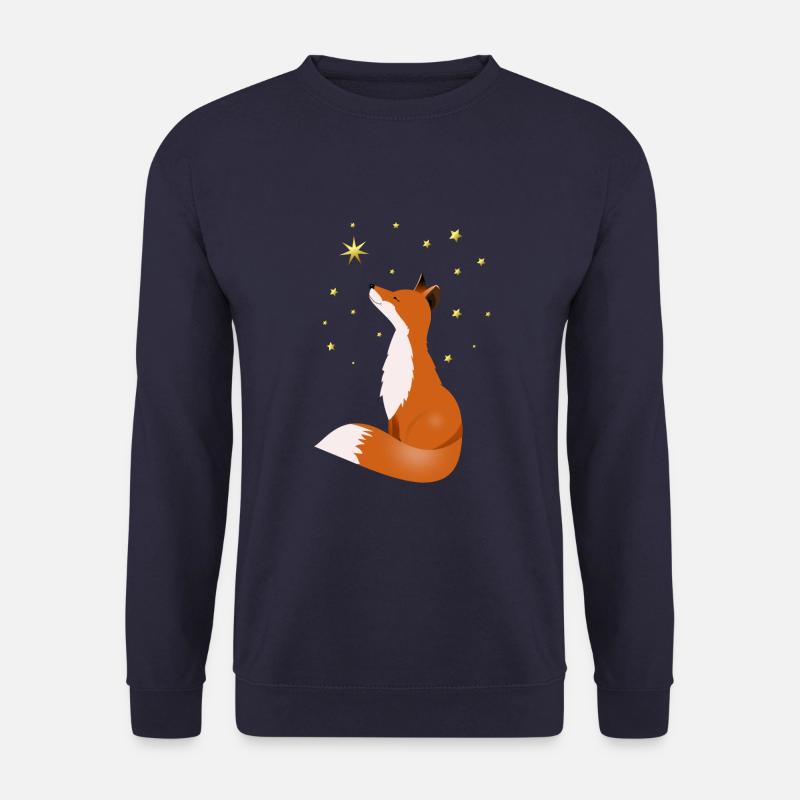 Fox in the night - Unisex Sweatshirt - navy