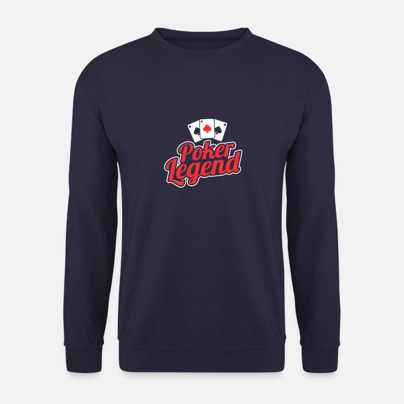 POKER LEGEND - Unisex Pullover - Navy