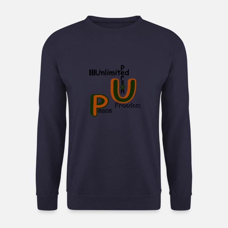 Peace and Freedom - Unisex Pullover - Navy