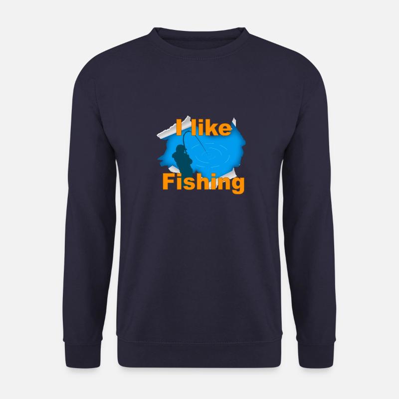Angeln - Unisex Pullover - Navy