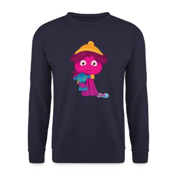 Maari - Abenteuer Am Riff Maari Mit Kuscheltier - Unisex Pullover - Navy - Vorne - Alina (178cm) & Michal (187cm)