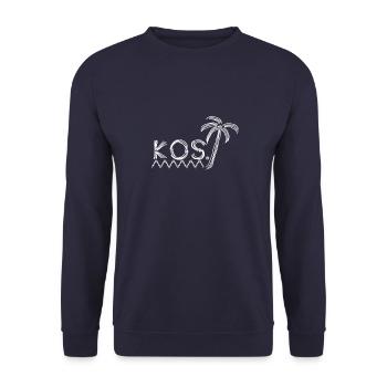 Kos - Unisex Pullover - Navy - Vorne - Alina (178cm) & Michal (187cm)