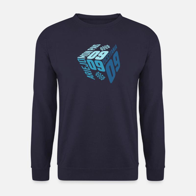 The Cube of Ariège. - Unisex Sweatshirt - navy