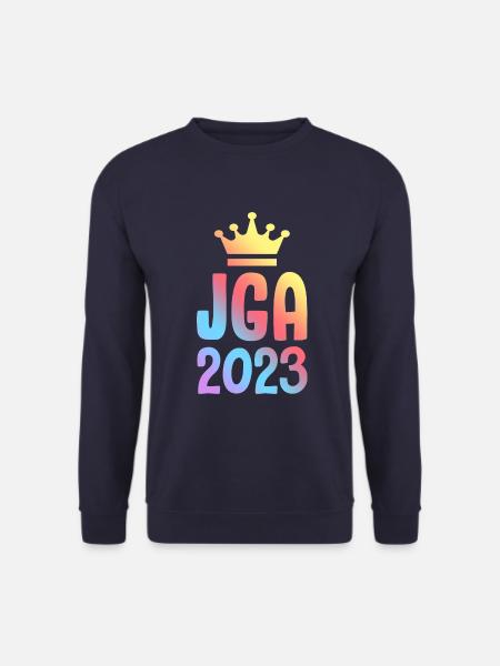 Enterrement de vie de garçon JGA 2023 - Sweat-shirt Unisexe - marine