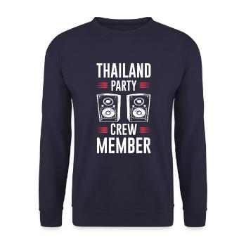 Thailand Party Crew - Unisex Pullover - Navy - Vorne - Alina (178cm) & Michal (187cm)