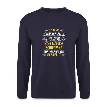 SCHIPPERKE - Unisex Pullover - Navy - Vorne - Alina (178cm) & Michal (187cm)