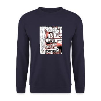 Matala-Spirit II - Unisex Pullover - Navy - Vorne - Alina (178cm) & Michal (187cm)