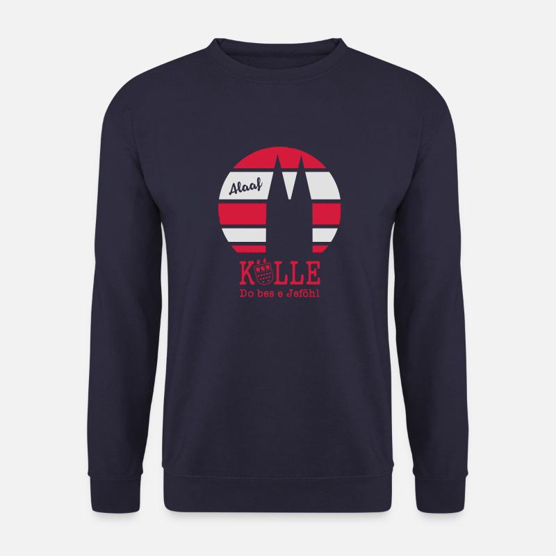 Kölle Do bes e Jeföhl - Dom Karneval Kölsch Kreis - Unisex Pullover - Navy