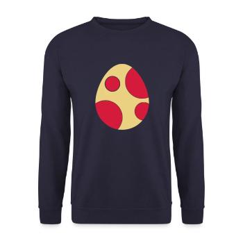 oeuf de dinosaure - Sweat-shirt Unisexe - marine - Devant - Alina (178cm) & Michal (187cm)