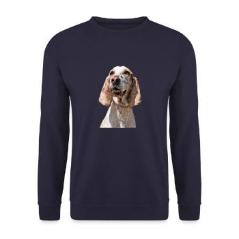 Le porcelaine - Sweat-shirt Unisexe - marine - Devant - Alina (178cm) & Michal (187cm)