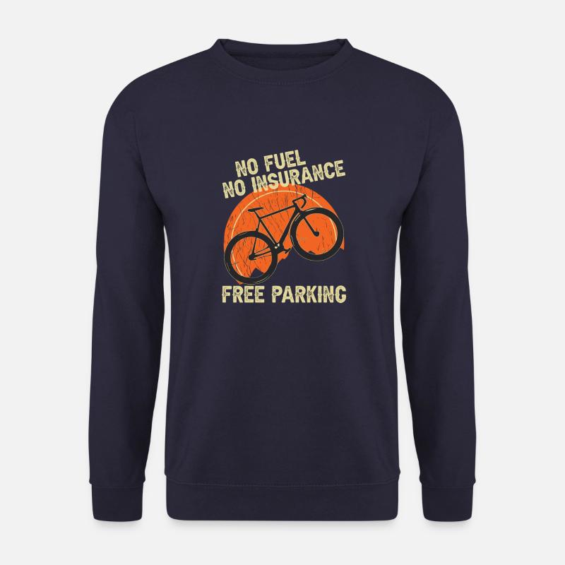 Fahrrad - kostenlos parken - Unisex Pullover - Navy