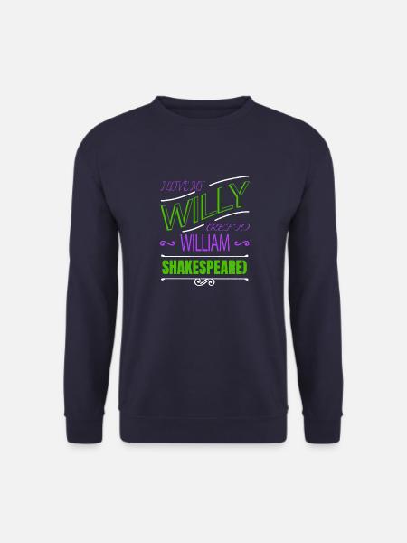 lover feminine quote typography birthday present - Unisex Sweatshirt - navy