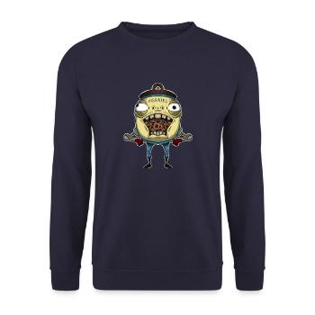 Jar of biscuits - Unisex Sweatshirt - navy - Front - Alina (178cm) & Michal (187cm)