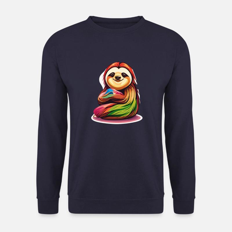 Cuddly Sloth - Unisex Sweatshirt - navy