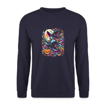 Sorcière - Sweat-shirt Unisexe - marine - Devant - Alina (178cm) & Michal (187cm)