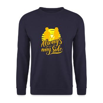 Vacation early summer late summer summer holiday holiday sea - Unisex Sweatshirt - navy - Front - Alina (178cm) & Michal (187cm)