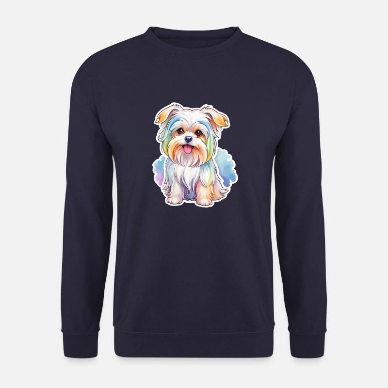 Malteser Wasserfarben - Unisex Pullover - Navy