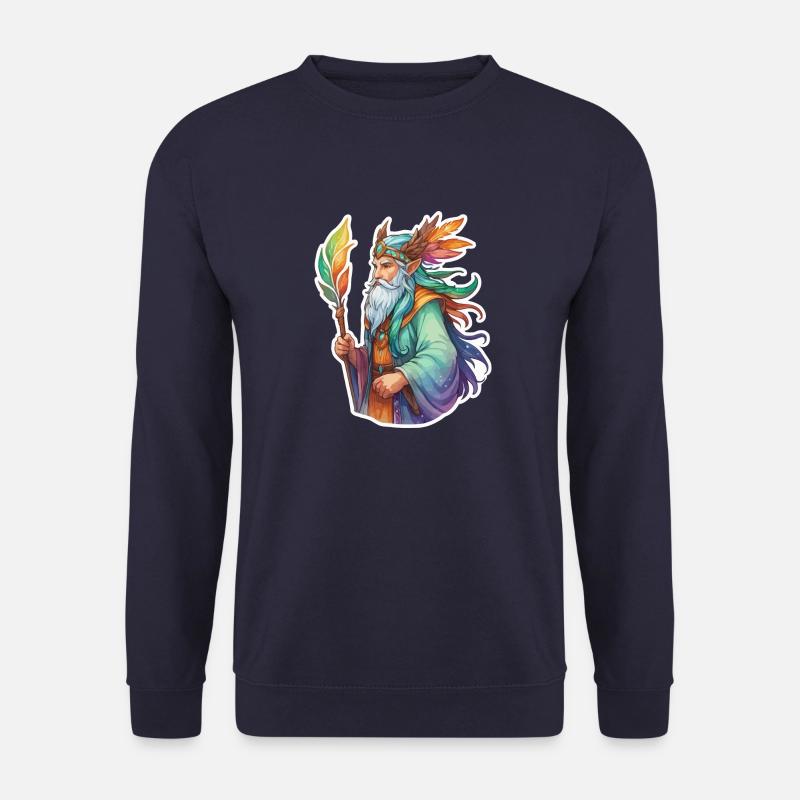 Druide Wasserfarben - Unisex Pullover - Navy