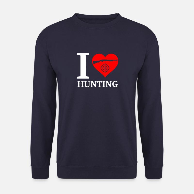 Ich mag jagen - Unisex Pullover - Navy