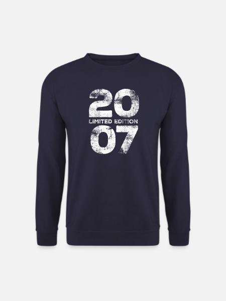 Limited Edition 2007, Birthday Gift - Unisex Sweatshirt - navy