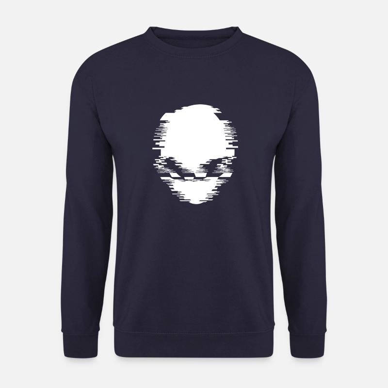Extraterrestrial alien visitor - Unisex Sweatshirt - navy