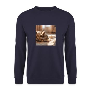 Chillrabbit - Unisex Pullover - Navy - Vorne - Alina (178cm) & Michal (187cm)