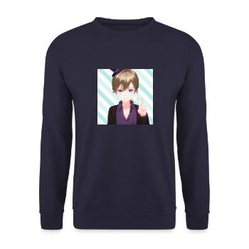 Noah Stassen - Sweat-shirt Unisexe - marine - Devant - Alina (178cm) & Michal (187cm)