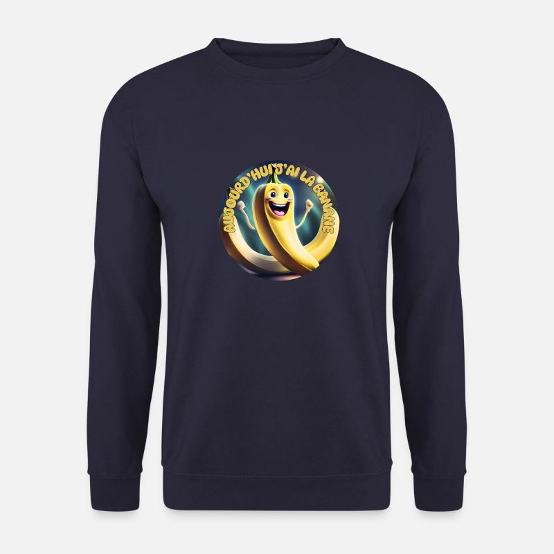 Heute habe ich die Banane - Unisex Pullover - Navy