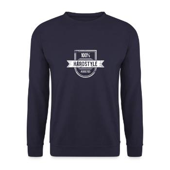 Hardstyle Addicted - Unisex Pullover - Navy - Vorne - Alina (178cm) & Michal (187cm)