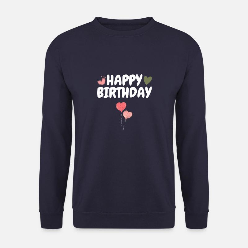 Happy Birthday - Unisex Pullover - Navy