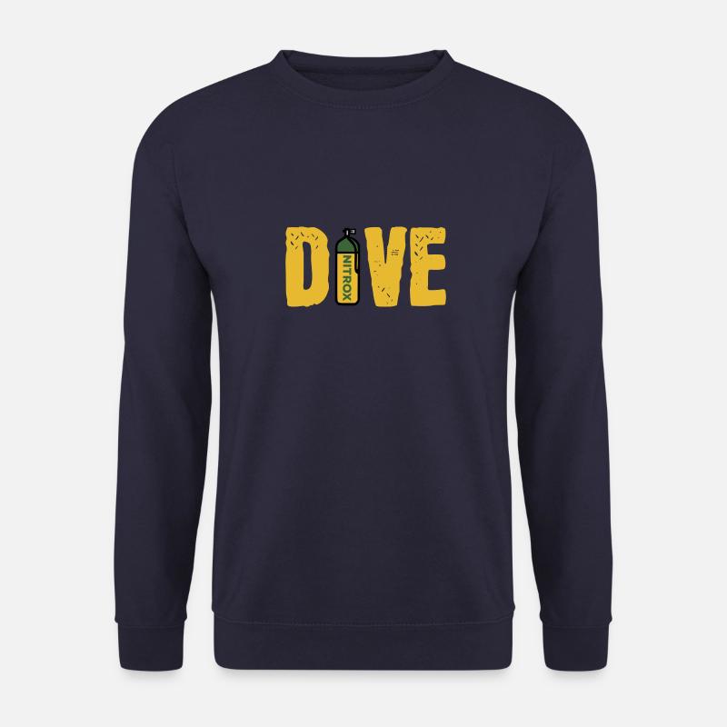 Dive Nitrox Diver Suba Diving Tauchen Taucher - Unisex Pullover - Navy
