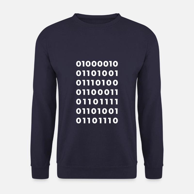 Bitcoin Blockchain - Unisex Sweatshirt - navy