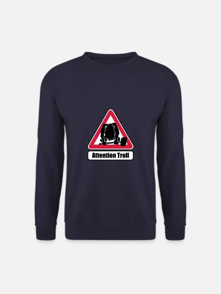 Attention Troll - Unisex Sweatshirt - navy