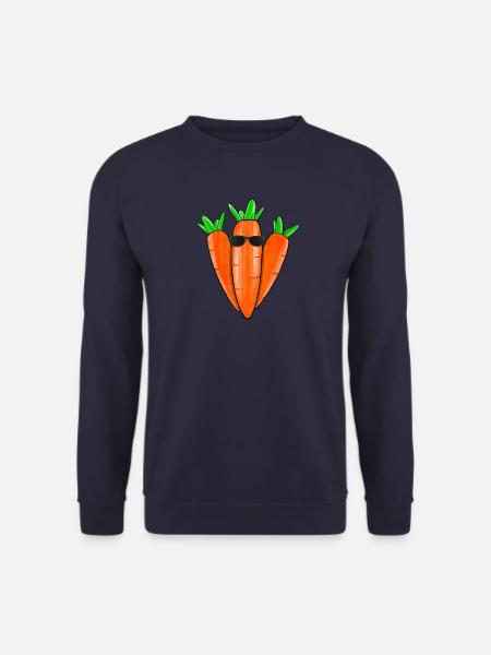Karotten Gang mit Sonnenbrille - Unisex Pullover - Navy