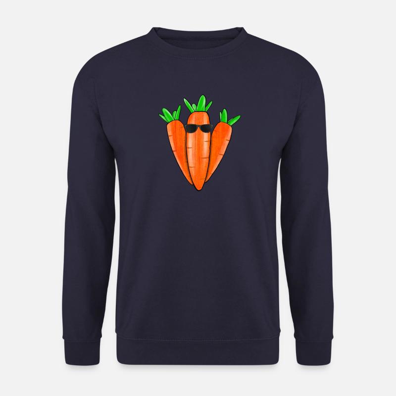 Karotten Gang mit Sonnenbrille - Unisex Pullover - Navy