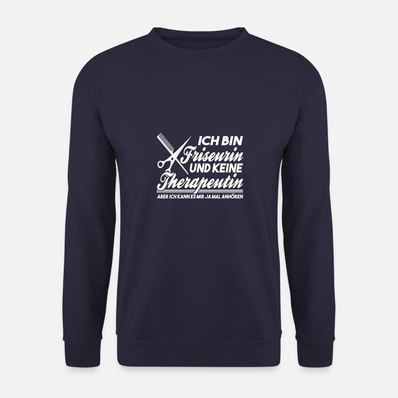 Friseurin Geschenkideen - Unisex Pullover - Navy