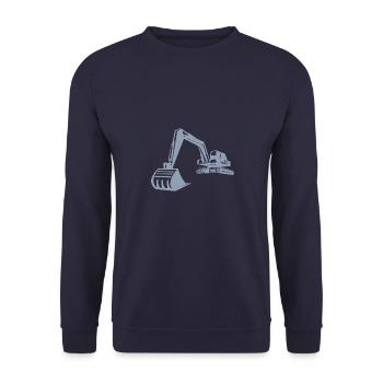 Silhouette de pelle, conception précise pour - Sweat-shirt Unisexe - marine - Devant - Alina (178cm) & Michal (187cm)